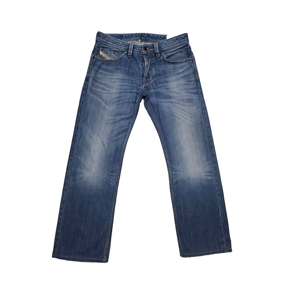 Diesel Mens Jeans Blue Larkee Regular Straight Denim Relaxed Size 30 W32 L28